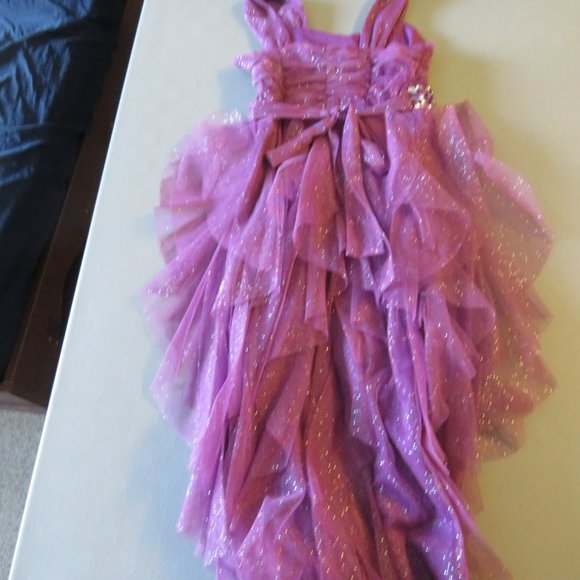 Purple Rare Editions Dress Size 7 New - Picture 6 of 8